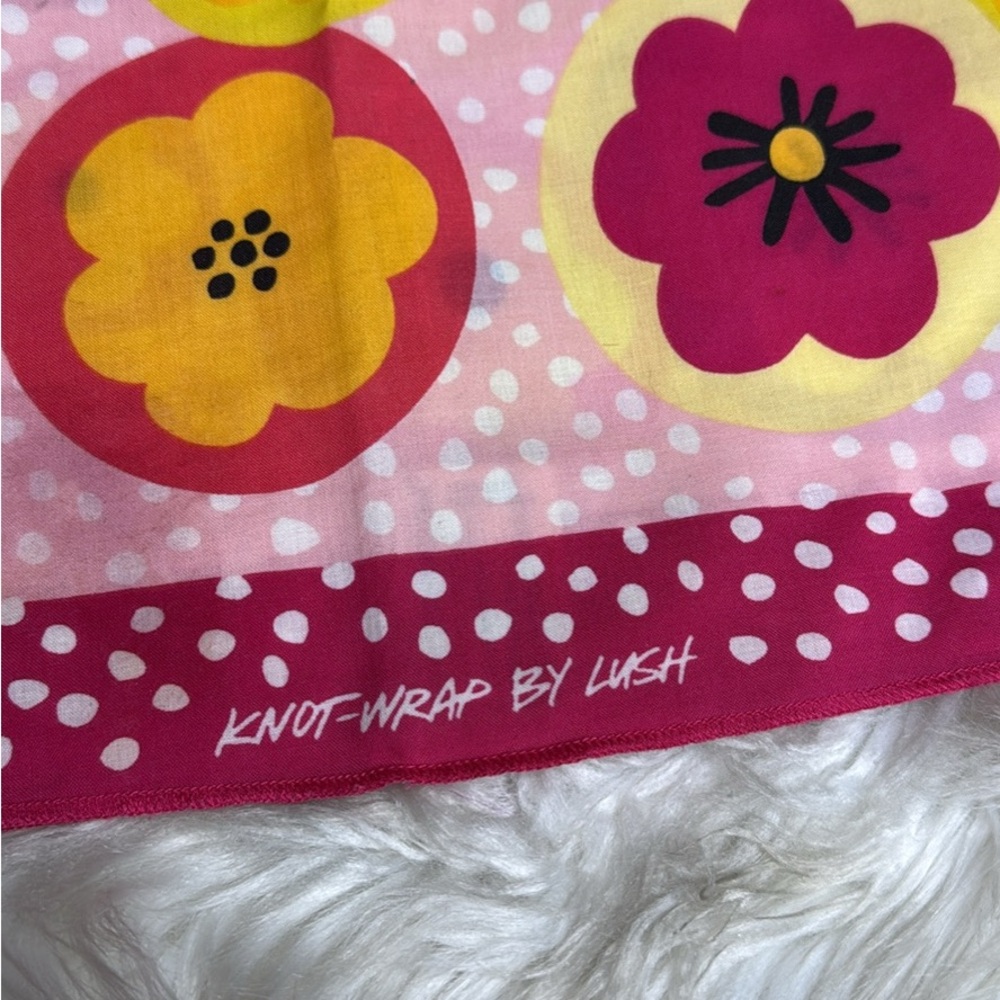 Lush Knot-Wrap Set of 5 All Different Floral Colorful Eco Friendly Wrapping